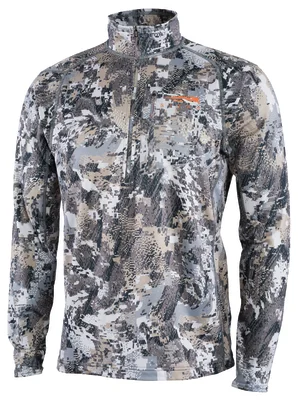 Fishing hook rust free-'Sitka' Men's Core Midweight Zip T-Shirt - Whitetail : Elevated II