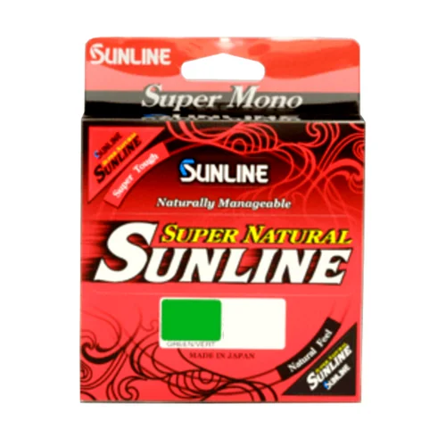 Fishing tackle travel rack-Sunline Super Natural Monofilament Line