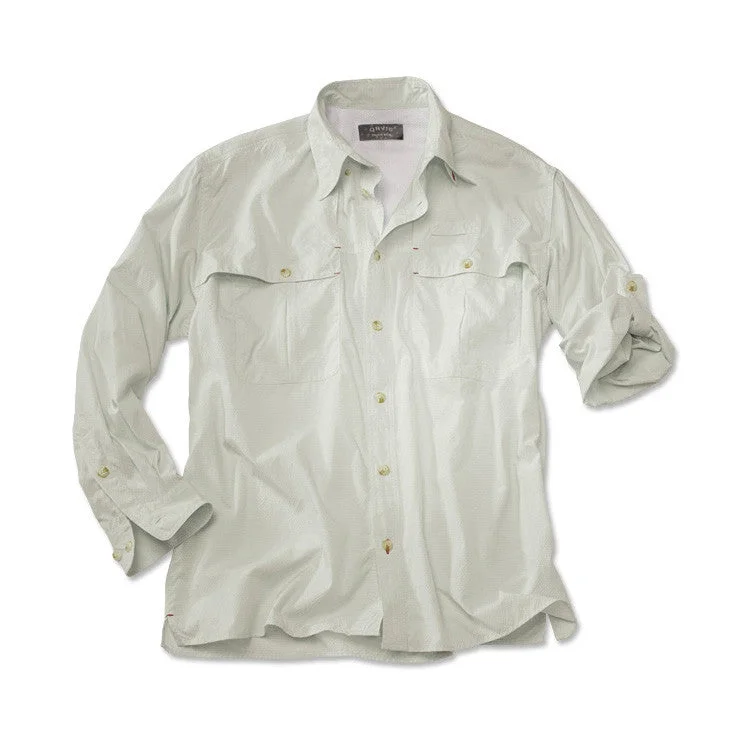 Fishing reel balanced drag-Orvis Regular Open-Air Caster Shirt - Khaki