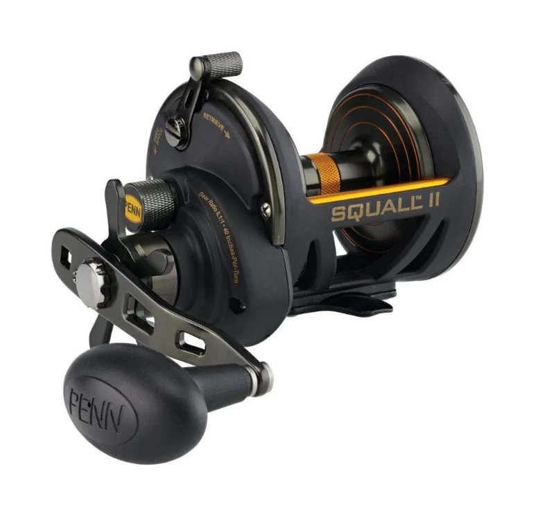 Fishing hook rust free-Penn Squall II 30 Star Drag Multiplier Sea Fishing Reel - 1522171