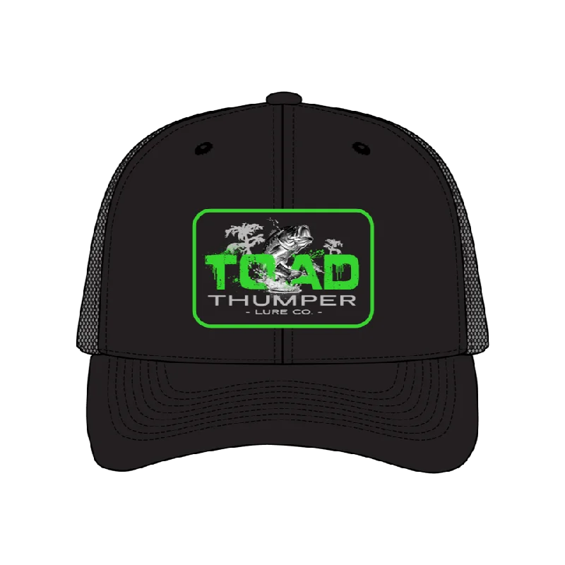 Fishing tackle multi-mount-Black ToadThumper Mesh/Snapback Hat