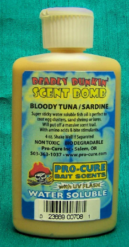 Fishing tackle soft pouch-Pro-Cure Water Soluble Deadly Dunkin' Bloody Tuna & Sardine Scent Bomb