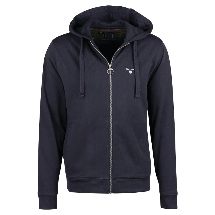 Fishing line smooth control-Barbour Wallington Zip Hoodie - Navy