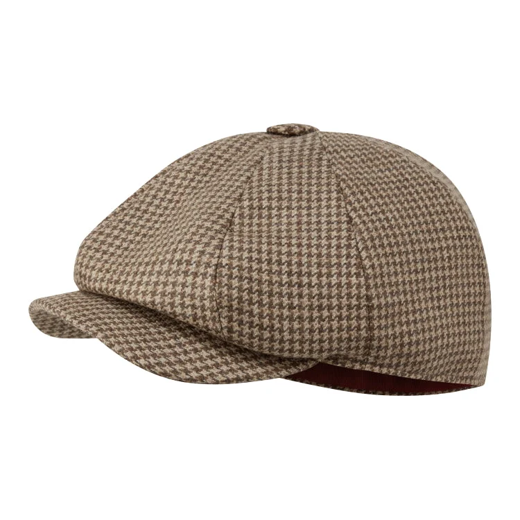 Fishing line thin power-Schoffel Newsboy Cap - Houndstooth Tweed