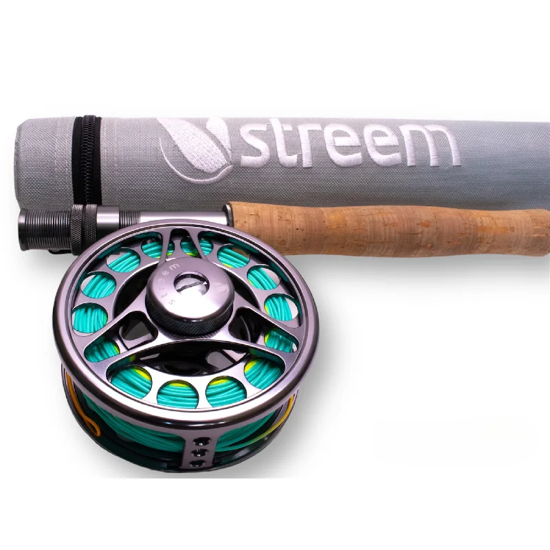 Fishing hook snag proof-Brook Series Fly Rod, Reel, Line - Full Setup