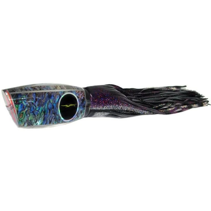 Fishing rod sturdy mount-Black Bart Braziliano Heavy Tackle Lure - Purple/Black Dot