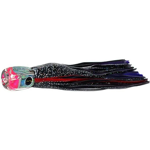 Fishing rod lightweight strap-Black Bart Cabo Prowler Light Tackle Lure - Black/Purple Fleck