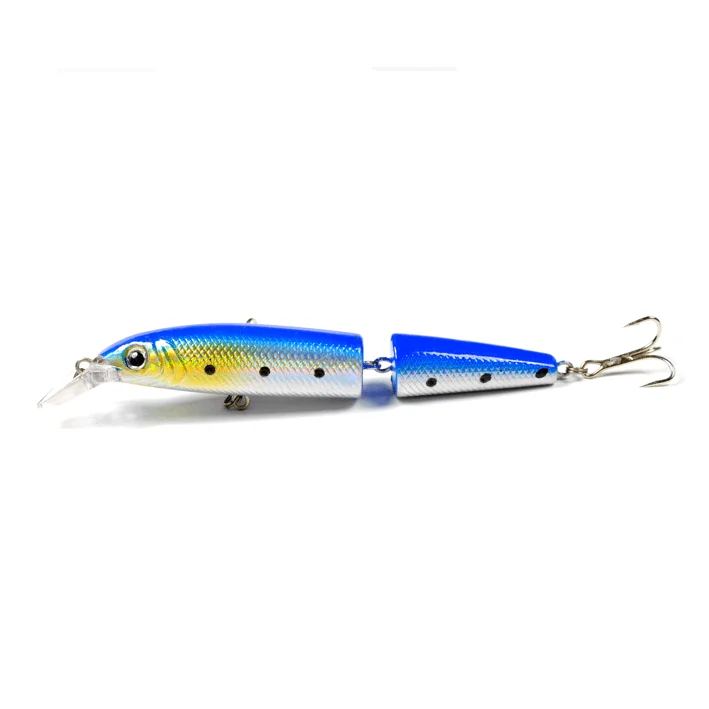 Fishing rod quick mount-Dr.Fish Jointed Minnow Lure 3.54'' 0.28oz