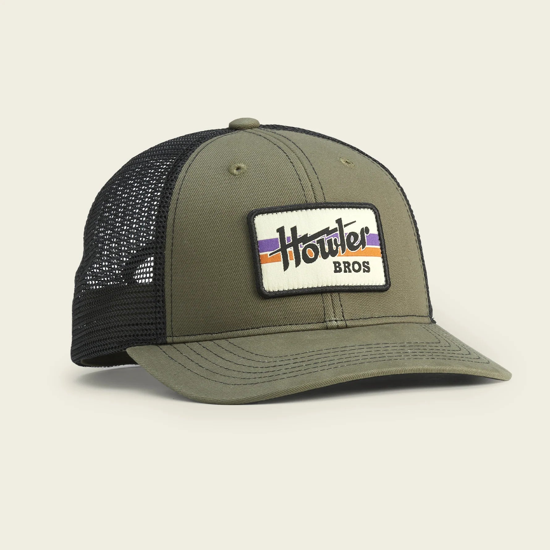 Fishing rod portable strap-Howler Brothers Standard Hats - Howler Electric Stripe : Rifle Twill